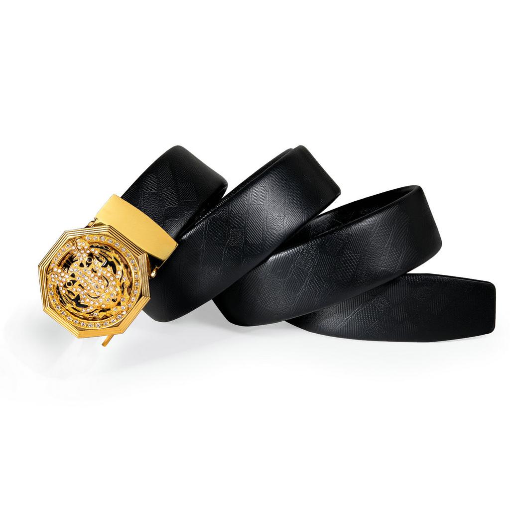 black designer belt