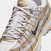 Nike Lifestyle Shoes W P-6000 GLD Tech Mesh Low-Top Unisex White/Gold/Black 27.5 Cm