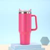 Large Capacity 40oz Insulated Stainless Steel Car Cup with Handle - Portable Outdoor Ice King Cup