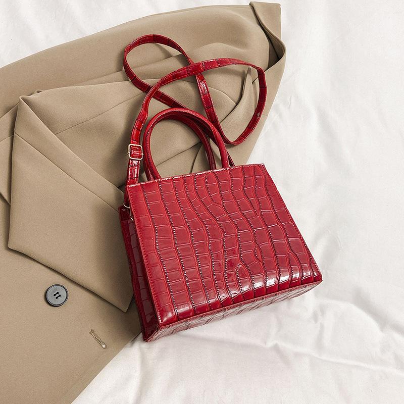 

New trendy bag women s retro simple handbag summer fashion shoulder bag casual messenger bag красный