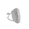 Exaggerated Punk Titanium Steel Open Ring Fashionable Wide Face Ring