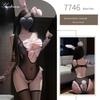 Flirty Backless Crotchless Bunny Bodysuit for Role Play