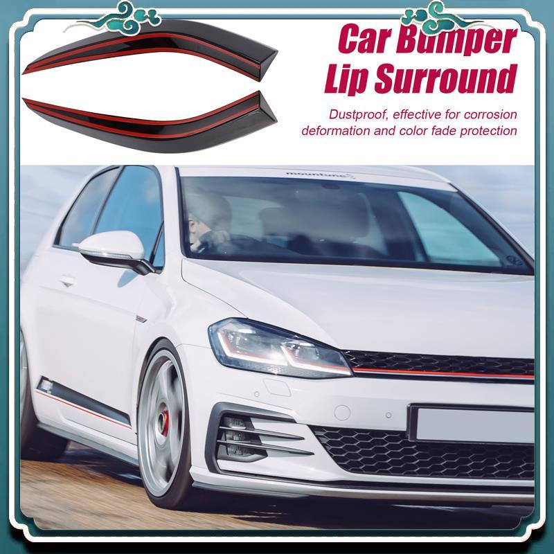 ABTU-For Golf 7.5 MK 7.5 2018-2020 Car Front Bumper Lip Shovel Side Surround Spoiler