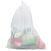 2pcs Reusable Fruit Vegetable Mesh Storage Drawstring Shopping Filter Bag Holder