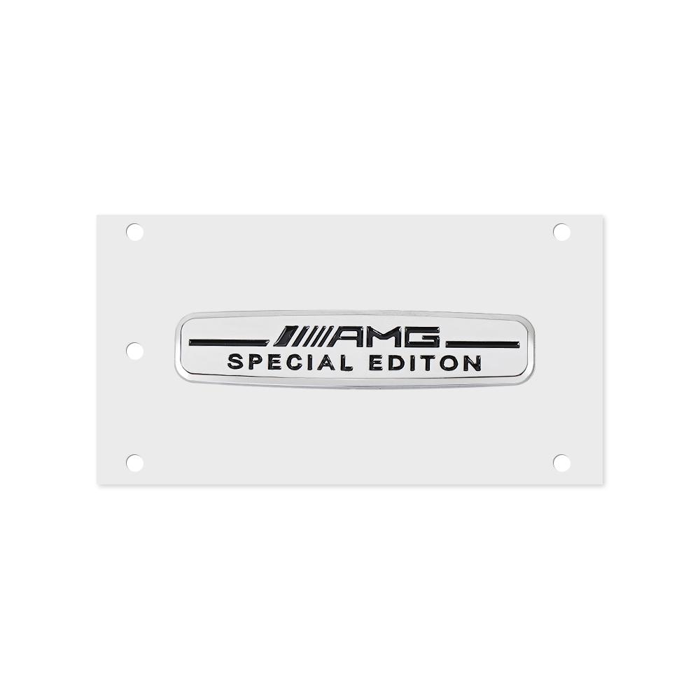 Car Trunk Aluminium Badge Emblem Fender Rear Body Sticker For Mercedes Benz A B C E Class AMG W124 W169 W176 W212 W204 W205 W210