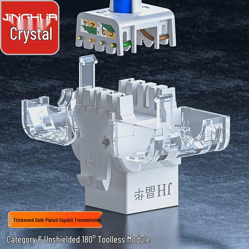 Jinghua CAT6 RJ45 Síťový Jack Modul
