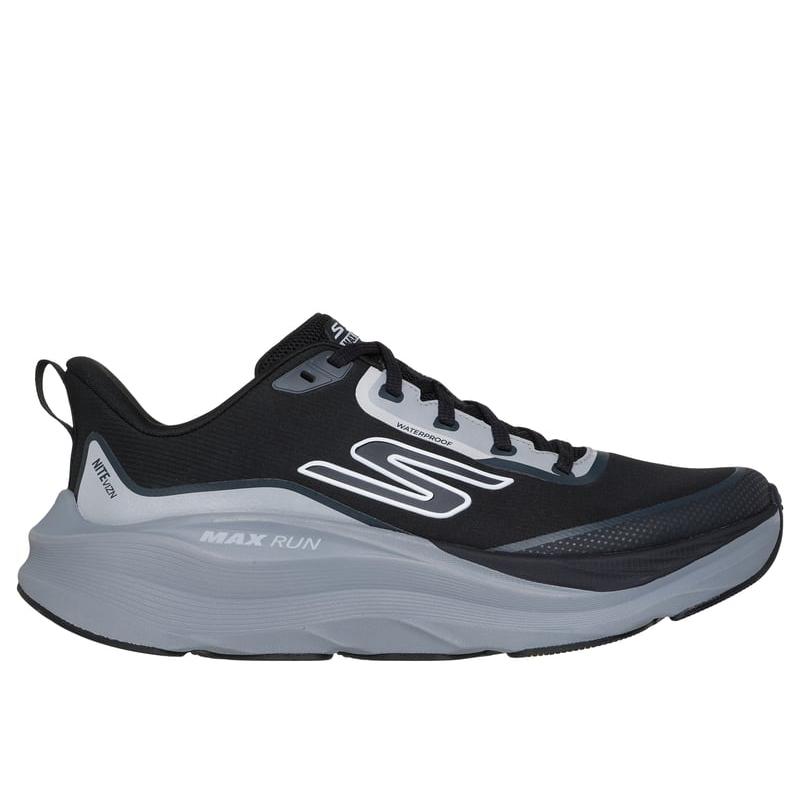 Skechers Max Cushioning Lightweight Printed Running Shoes Men Sneaker 221003-BLK