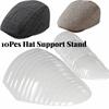10Pcs Plastic Hat Support Stand Transparent Pressure Resistant Hat Display Support Shape Retaining Baseball Cap Insert