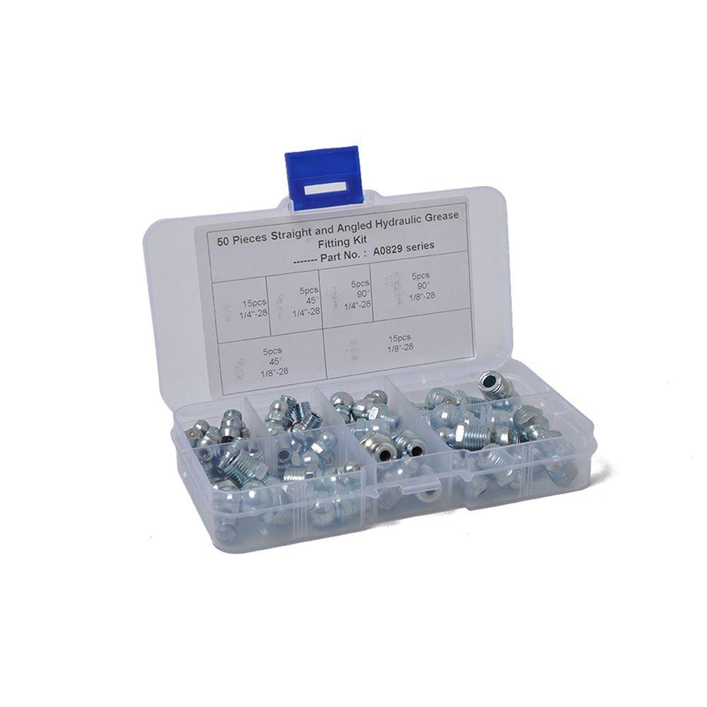 Zerk Six Specifications Set 1/4" 1/8" Fuel Injector Vehicle Nozzle Hydraulic Grease Fitting