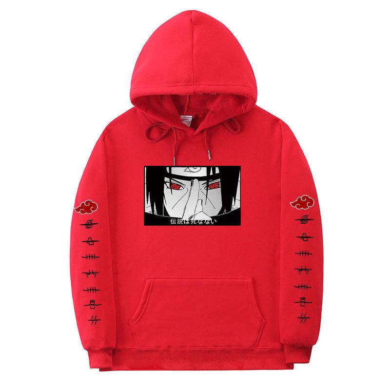 Podzim Zima Naruto Itachi Uchiha Pulovr s potiskem Unisex Mikina Pulovr s dlouhým rukávem