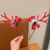 Elf Antlers Headband Santa Claus Christmas Elf Headband Christmas Headband  Party
