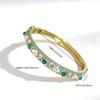 Enamel Chinese Cloisonne Bracelet Ethnic Style Classic Flower Texture Bracelet Open Cuff Vintage Women's Hand Bracelet