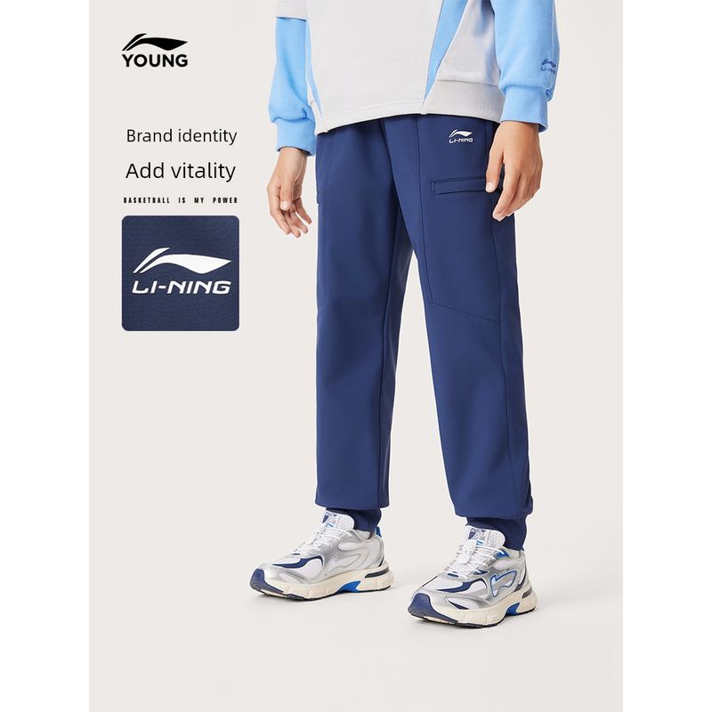 

Li Ning Молодежные осенние спортивные брюки Black (Fleece-lined) 140