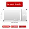 1 Set LED HD Makeup Mirror Car Sun Visor Plate Make Up Mirror With 3X Magnifying Vanity Mirror 3 Colors Light Mirror