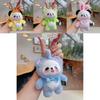 Panda Cartoon Plush Keychain With Soft Toy Pendant For Kids And Collectors