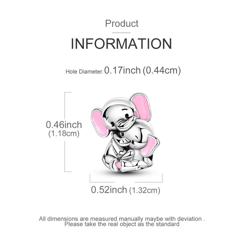 Copper Sacred Auspicious Guardian Elephant Series Pendant Charm Bead Fit Original Bracelet For Woman Diy Jewelry