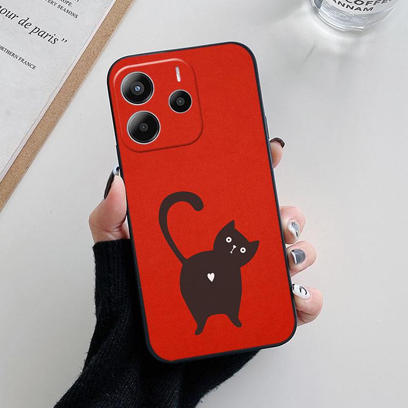 Für Xiaomi Redmi Note 14 5G Hülle Mode Weiche Silikon Rückseitenabdeckungen für Redmi Note14 5G Handyhülle etui Fundas Redmi Note 14 2025