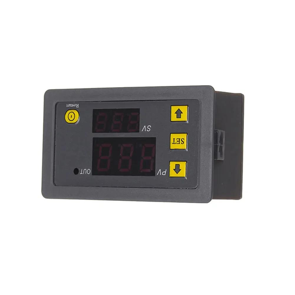 W3230 12V 24V AC110-220V Probe Line 20A Digital Temperature Control LED Display Thermostat with Heat/Cooling Control Instruments