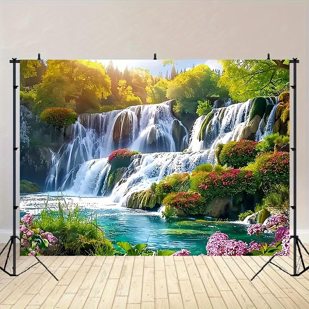 Vibrant Polyester Black Light Photography Background - a Versatile Wall Decoration Suitable for Homes Offices and Parties
