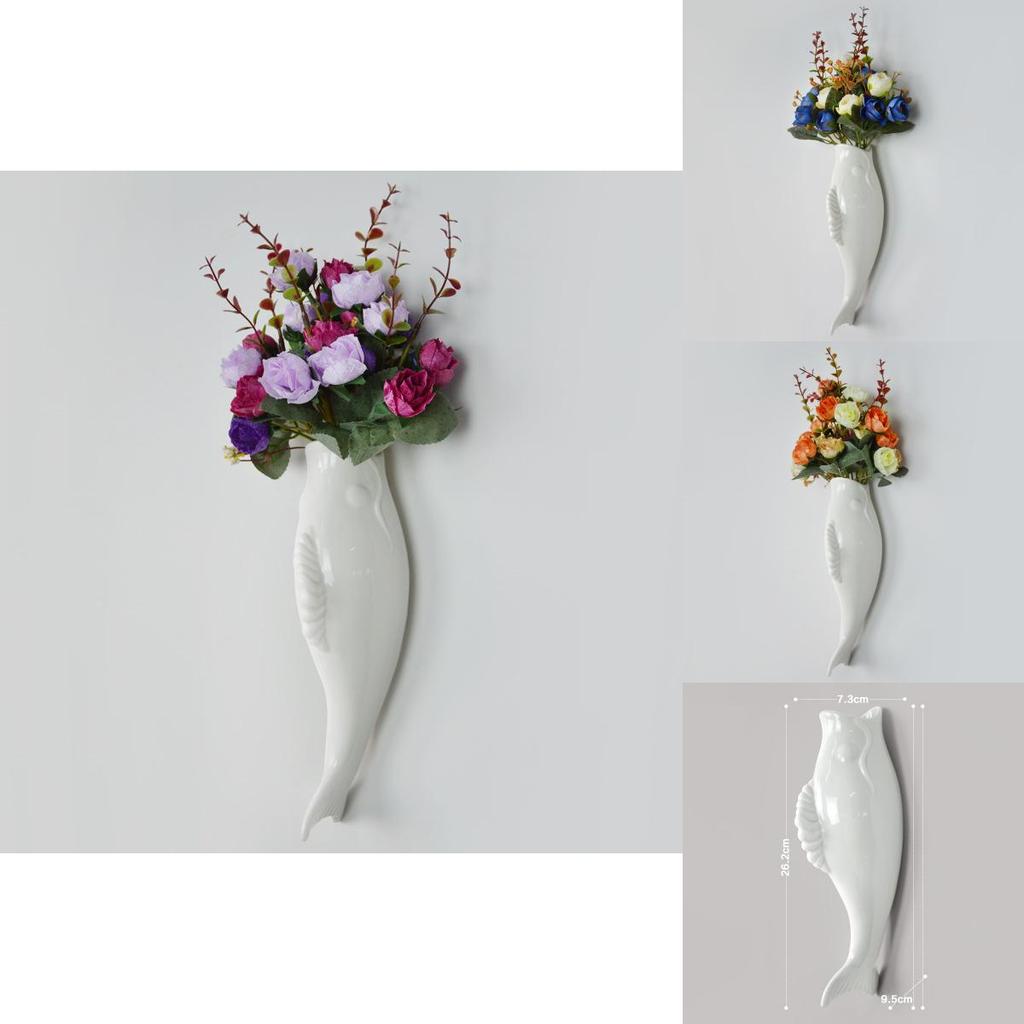 Modern Ceramic Goldfish Wall Art For Home Decor Living Room And Bedroom