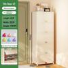 Cream Multi-Layer Off-White Shoe Cabinet - Space-Saving Hallway Storage Rack