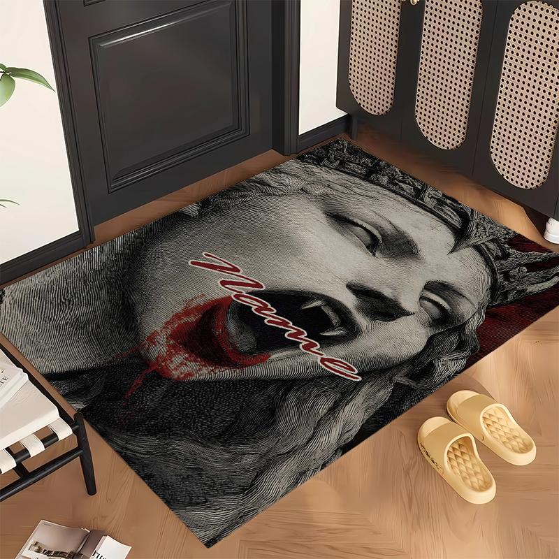 Dark Gothic (28) Personalized name Office Carpet Stylish Decor for Living Room Bedroom Kitchen