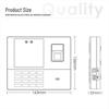 Deli D902 Face and Fingerprint Attendance Machine CN Plug (adapter Included)