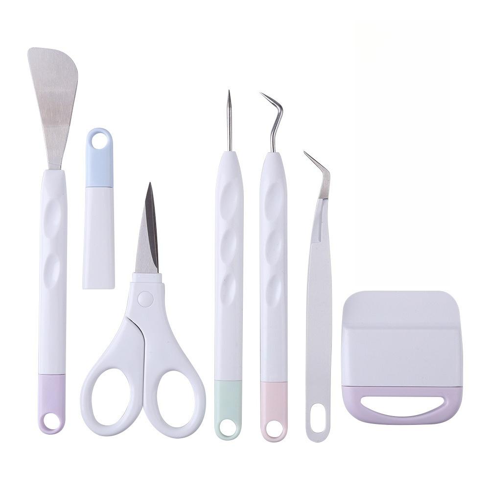 Vinyl Weeding Tool Set Craft Tools Scraper Tweezers for Cricut Cutting Machine DIY Sticker Scrapbooking Handmade Craft Supplies