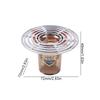 One-Way Drain Valve Floor Drain ABS Material Shower Drain Hair Strainer Odor Stopper  Toilet Drain