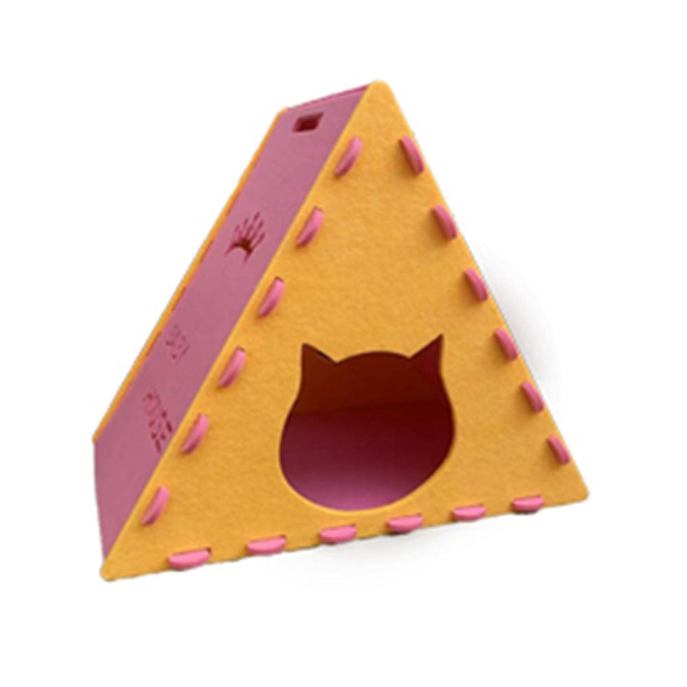 Cat Bed Vertical Cat Scratching Board Scratching Post Cat Nest Integrated Corrugated Cat Paw Board Grinding Claw Wear Cat Toy розовый