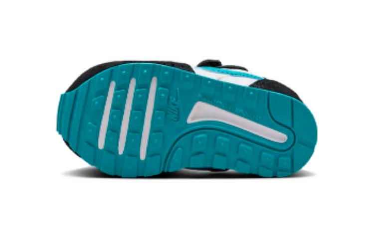 Nike MD Valiant Slip Resistant Abrasion Resistant Low top Toddler Shoes Black Blue Infant And Toddler CN8560-112