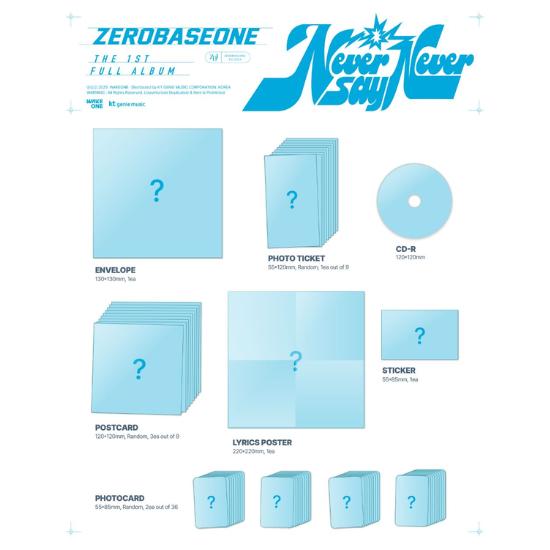 SLAM DUNK Ver ZEROBASEONE THE 1st Full Album NEVER SAY NEVER