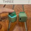 With LED Light Frog Croaking Fidget Toy Plastic Keyboard Sound Keyring  Children Adult