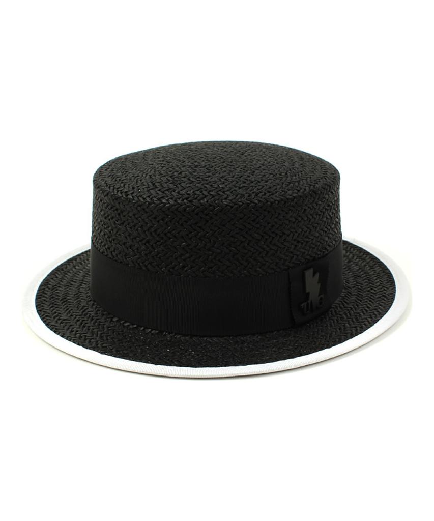 Taping Black Panama Hat