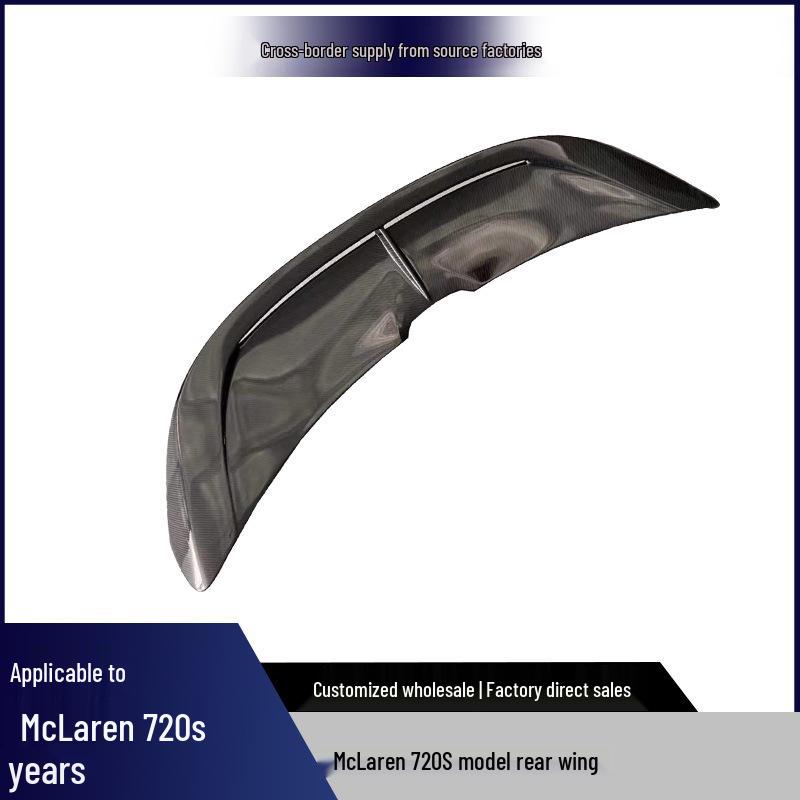 

McLaren 720S N Model Carbon Fiber Rear Spoiler & Wing Diffuser Mod Kit