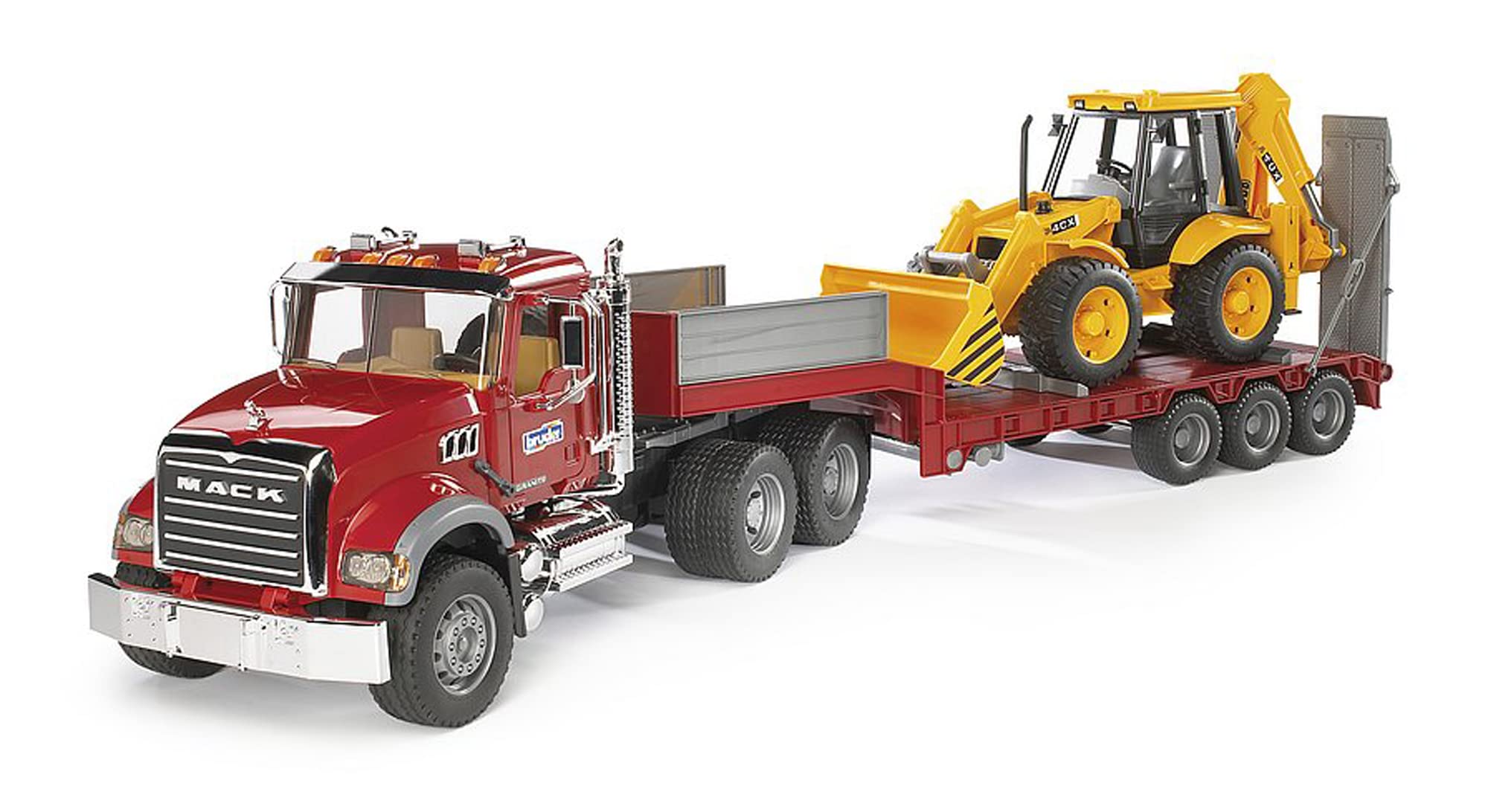 

Bruder Грузовик MACK и Экскаватор-погрузчик JCB 4CX BR02813