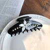 1pc Wisteria Classic Hair Volume, Elegant Large Size with Diamond Inlay, Women's French Luxury Style, Shark Clip, Hairpin
