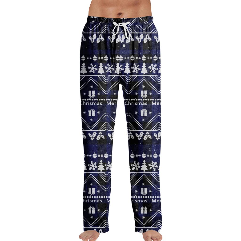Anime Pajama Pants Sleepwear Casual Drawstring Elastic Waist Pants Comfy Straight Yoga Loose Trousers