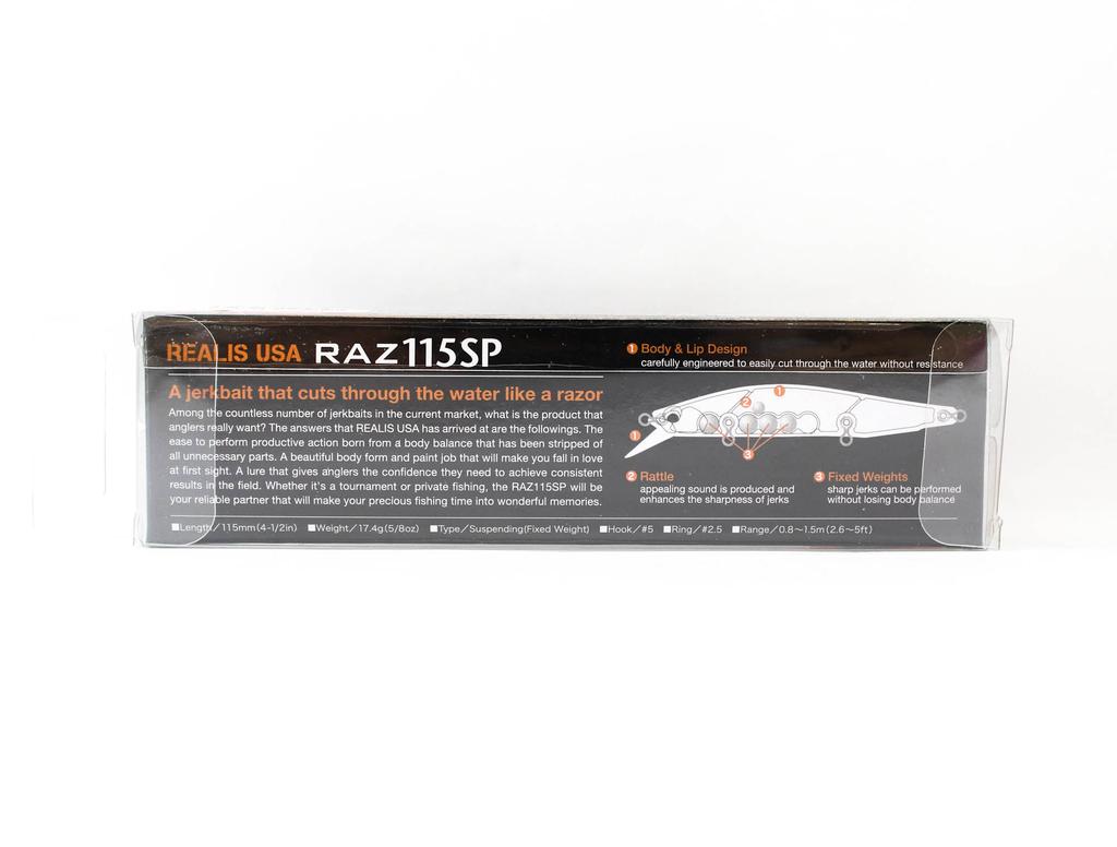 Duo Realis USA Raz Jerkbait 115SP Suspend Lure RUD3176 (5861)