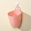 Hanging Trash Can Mini Multifunctional Space Saving Plastic Hanging Storage Bucket for Desktop
