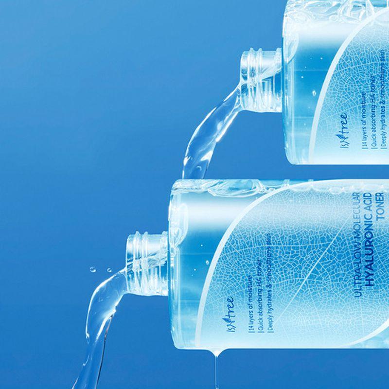 [2 Serums Included] Ultra-low Molecular Weight Hyaluronic Acid Toner 300ml