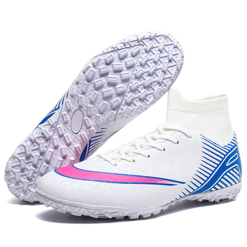 Football shoes high top large size 47 boys and girls teenagers primary and secondary school students AG long nails children TF broken nails training s