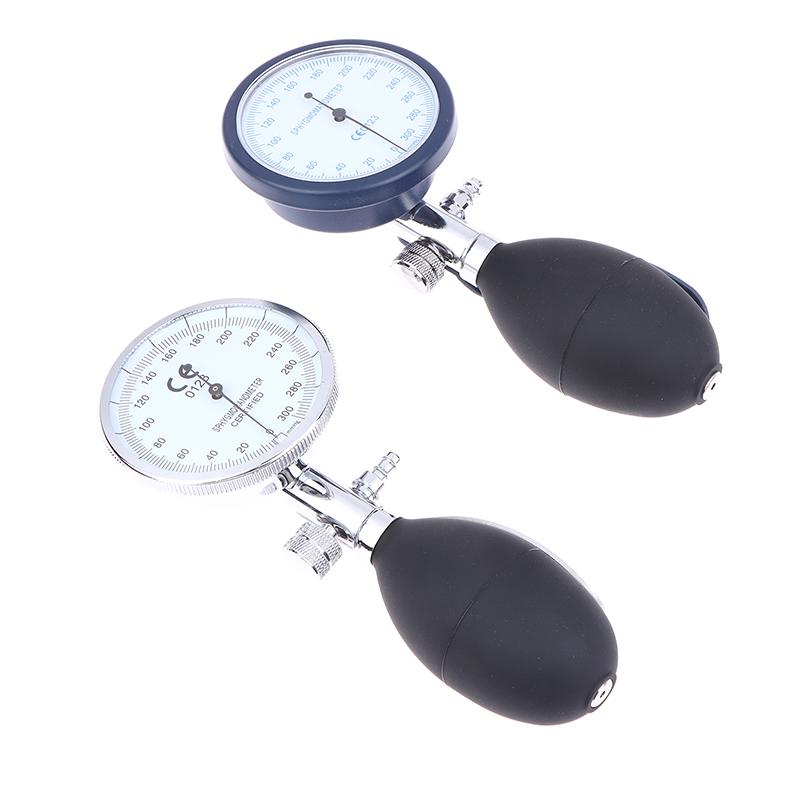 Hand-Held Pressure Display Gauge 300mmHg with Ball for Aneroid Sphygmomanometer NIBP Cuff Blood Pressure Measurement Accessory