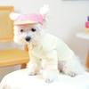 Ice Cream Pattern Dog Fisherman Hat Sun Protection Dog Visor Hat Pet Sun Hat  Dogs Cats