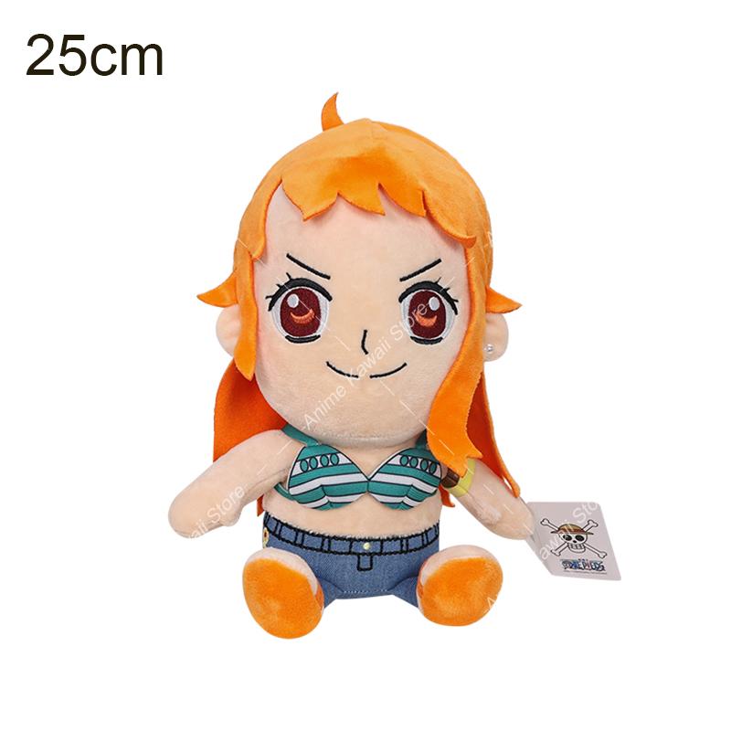 One Piece Anime Plush Toy Cartoon Tony Chopper Cosplay Figure Luffy Chopper Sanji Cute Stuffed Doll Kids Xmas Gift