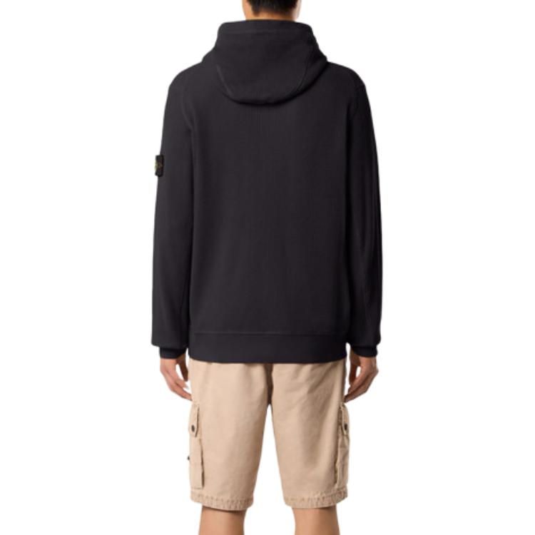 STONE ISLAND Double Zipper Hooded Long Sleeve Jacket Men Jackets L1S156100058S0044V0029