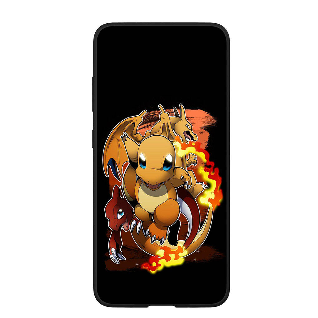 Phone Case for iPhone 17 16 15 Plus Xiaomi Poco F8 F7 X7 X6 M8 C85 C75 C71 Redmi Note 14 12 11 13 Pro Max A4 14C 13C 15C Charmander Pokemon GO Pikachu