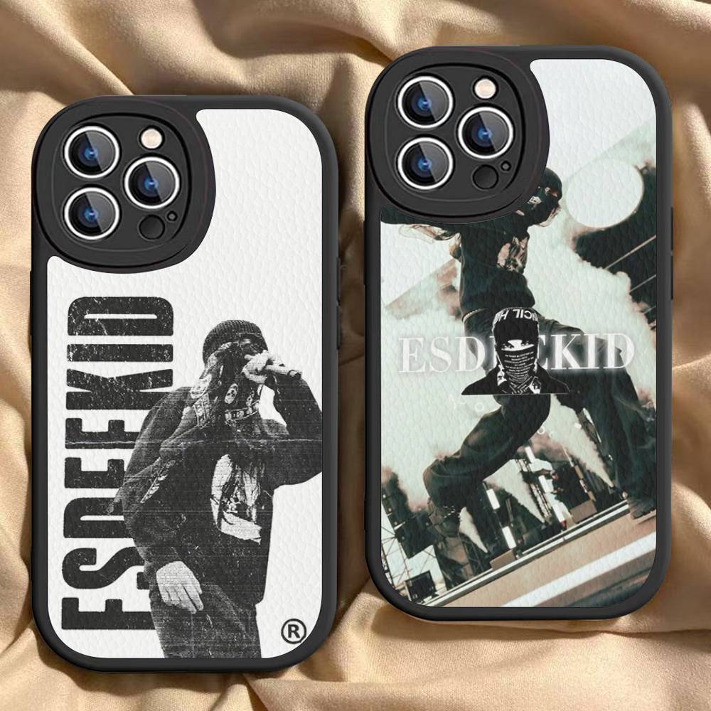 Singer E-EsDeeKid For IPhone 16 15 14 13 12 11 Pro Max Plus Leather Phone Cover