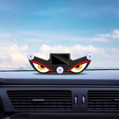 LED Wireless Devil Eyes Warning Lights Waterproof Dynamic Atmosphere Decorative Light No Drill for Cars Windshield Rear Window
