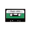 Magnetic Tape Radio Set Metal Enamel Pins Custom Myth Brooches Bag Clothes Lapel Pin Badge Animal Jewelry Gift For Kids Friends